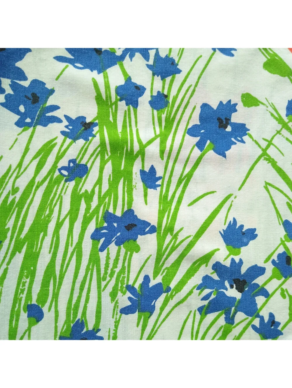 Vintage Floral Twin Flat Sheet - Tastemaker Field Trip Pattern